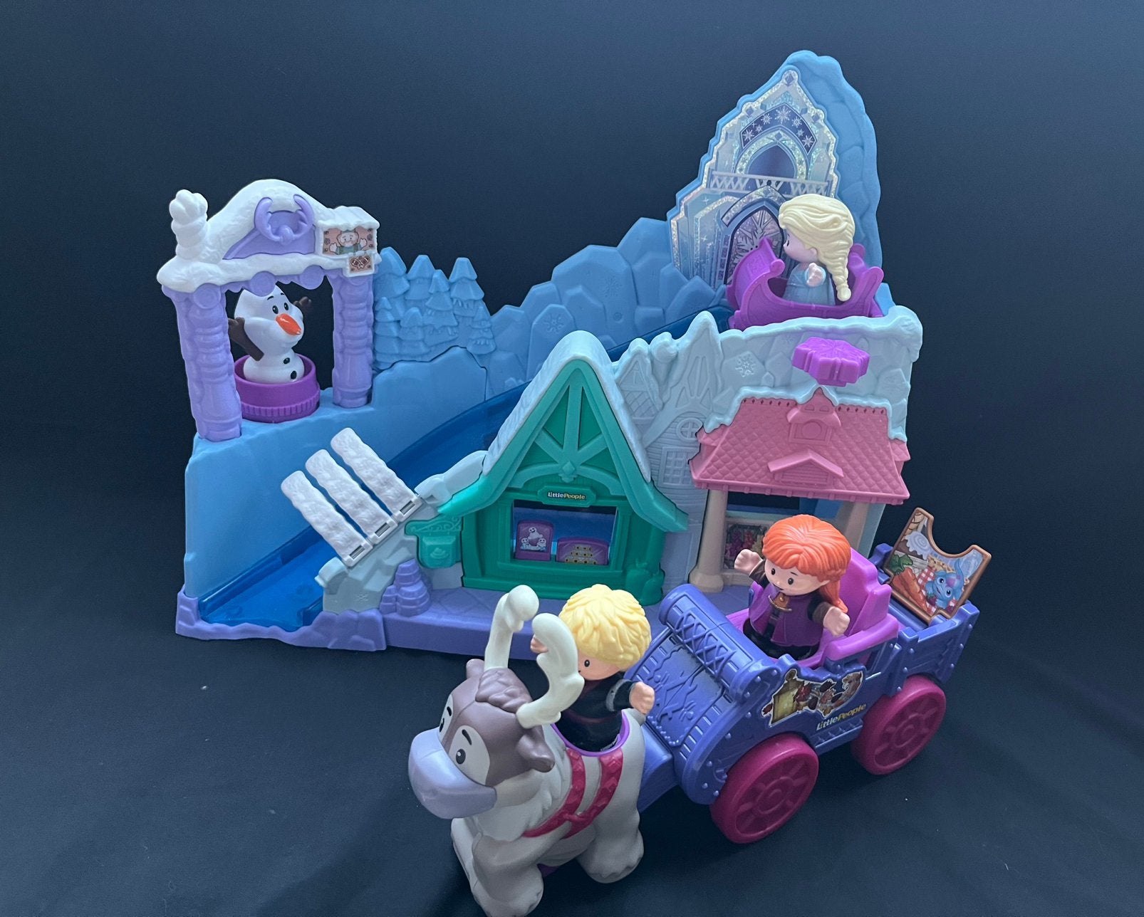 Little People |  Disney | Frozen Arendelle Avonturen, Ophalen, Zo goed als nieuw, Speelset