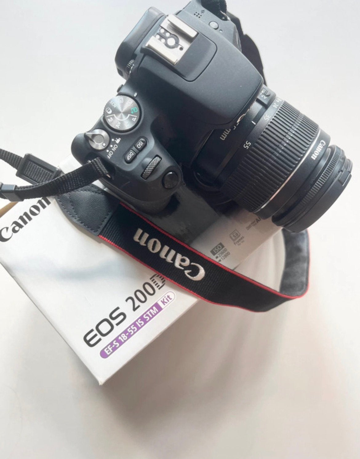 Canon EOS 200D body + lens EF-S 18-55mm IS STM kit, Ophalen, Spiegelreflex, Canon, Oplader