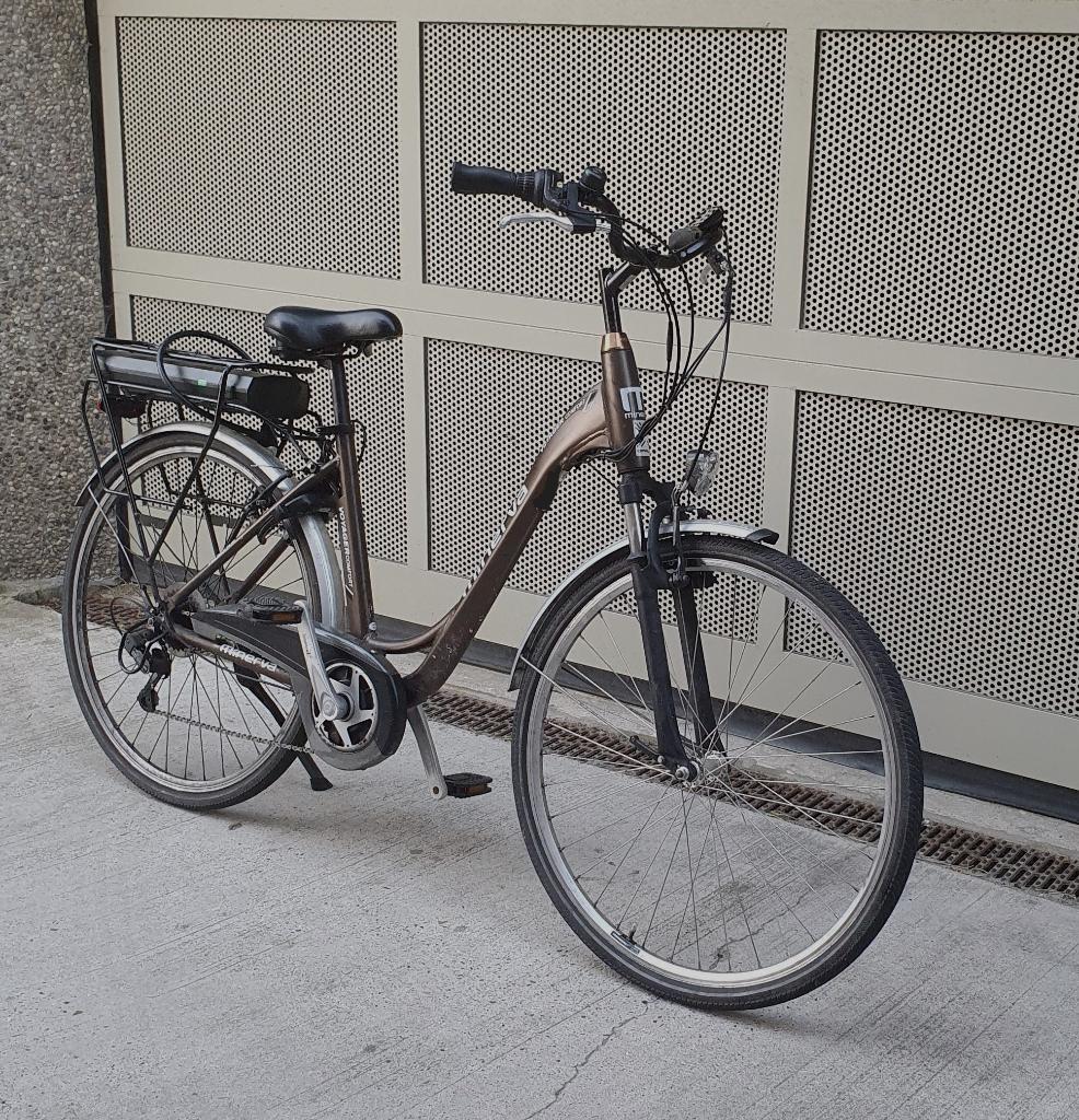 Elektrische fiets - middenmotor, Fietsen en Brommers, Elektrische fietsen, Ophalen, Giant, Zo goed als nieuw, 50 km per accu of meer