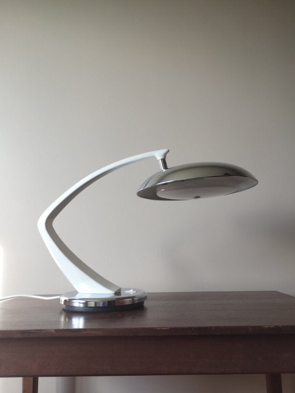 Luis Pérez de la Oliva - Fase - Bureaulamp - "Boomerang 64", Ophalen of Verzenden