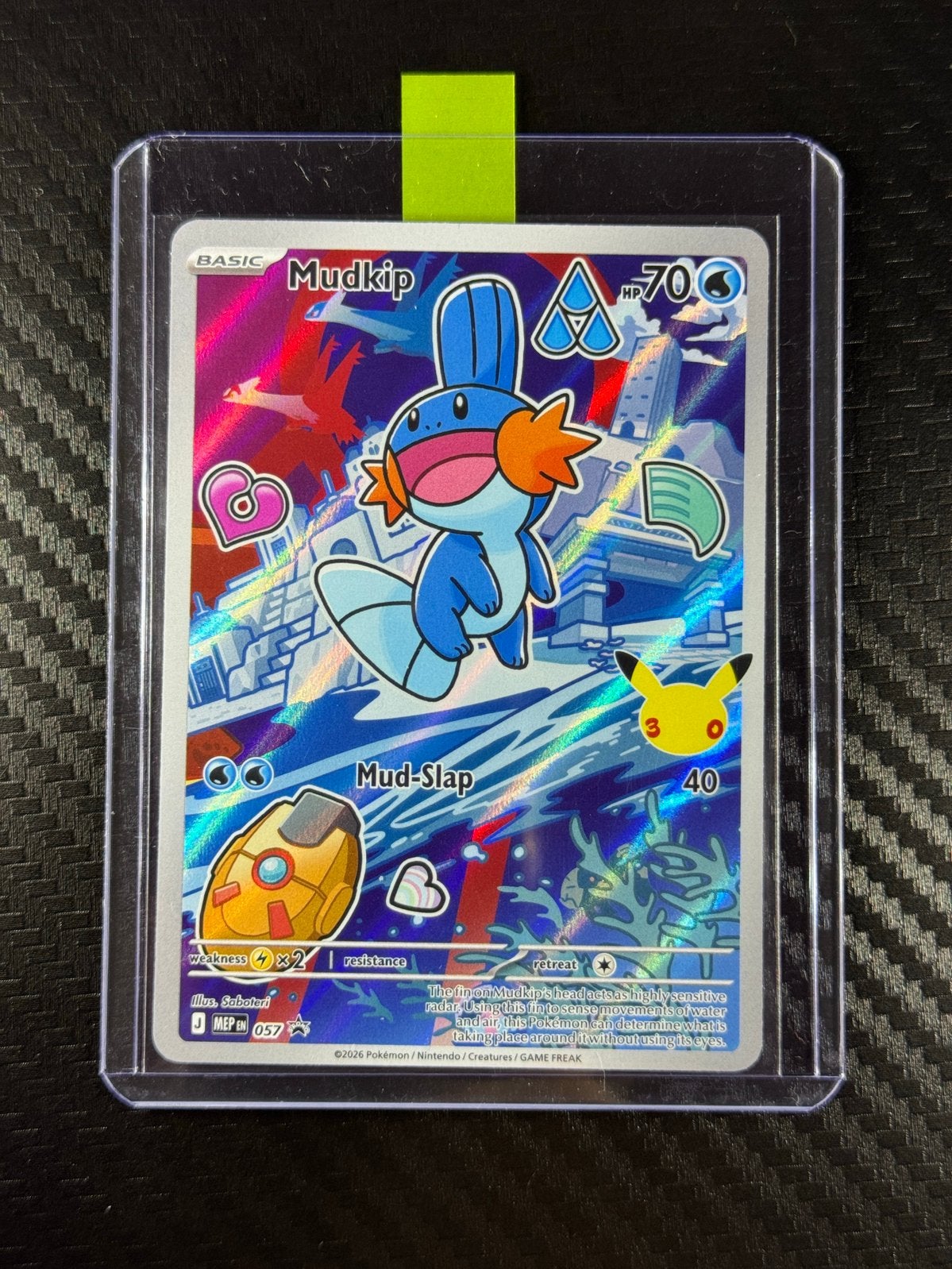 Mudkip | Water | Holo | IR | 2026 | #057/MEP, Verzenden, Zo goed als nieuw, Losse kaart