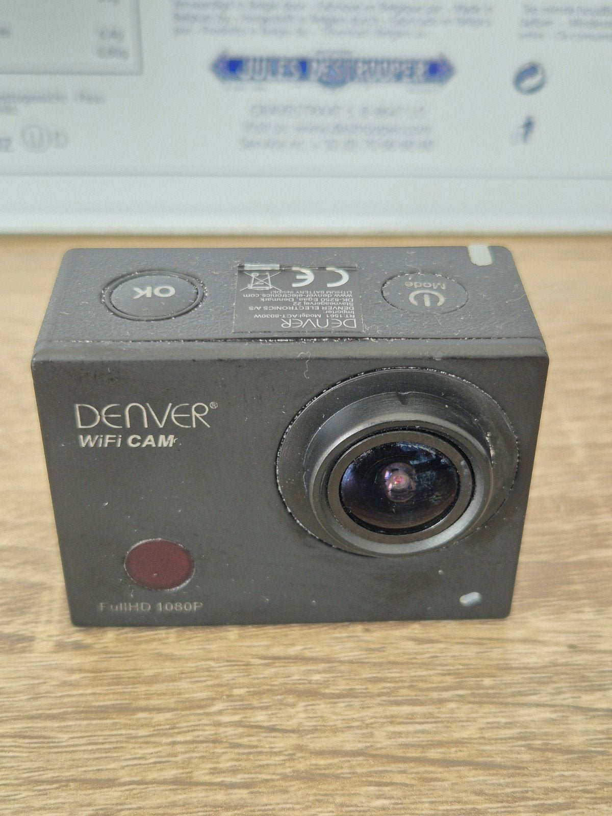 Denver ACT-8030WMK2 Action Cam (Full HD / Wi-Fi) + Complete, Ophalen
