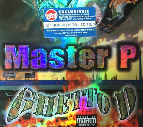 SALE->CD MASTER P - Ghetto D - Bonus Disc2, CD & DVD, Envoi