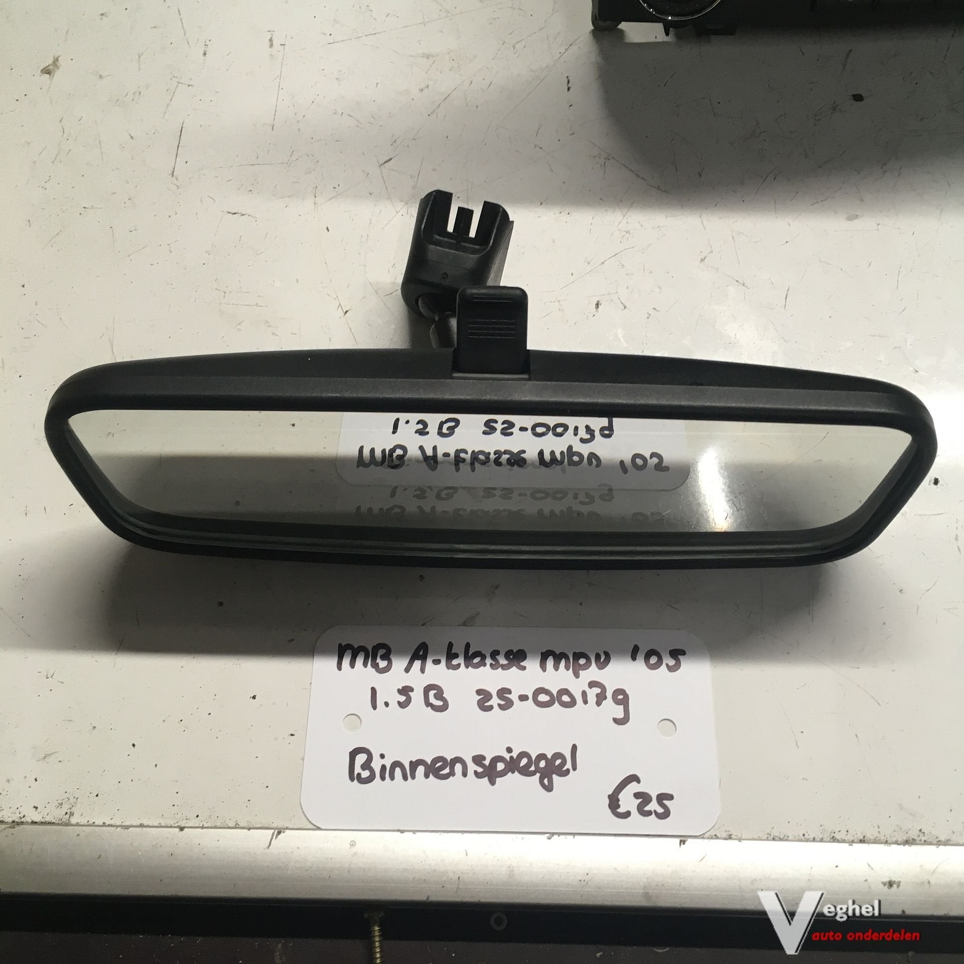 Mercedes A klasse 1.5 B 2005 2500179  Binnenspiegel, -, Utilisé, -, -