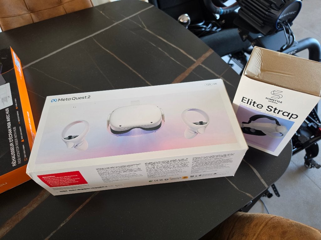 Meta quest 2 128gb met elite headband. Nieuwstaat, Ophalen of Verzenden, Zo goed als nieuw, VR-bril, Overige platformen