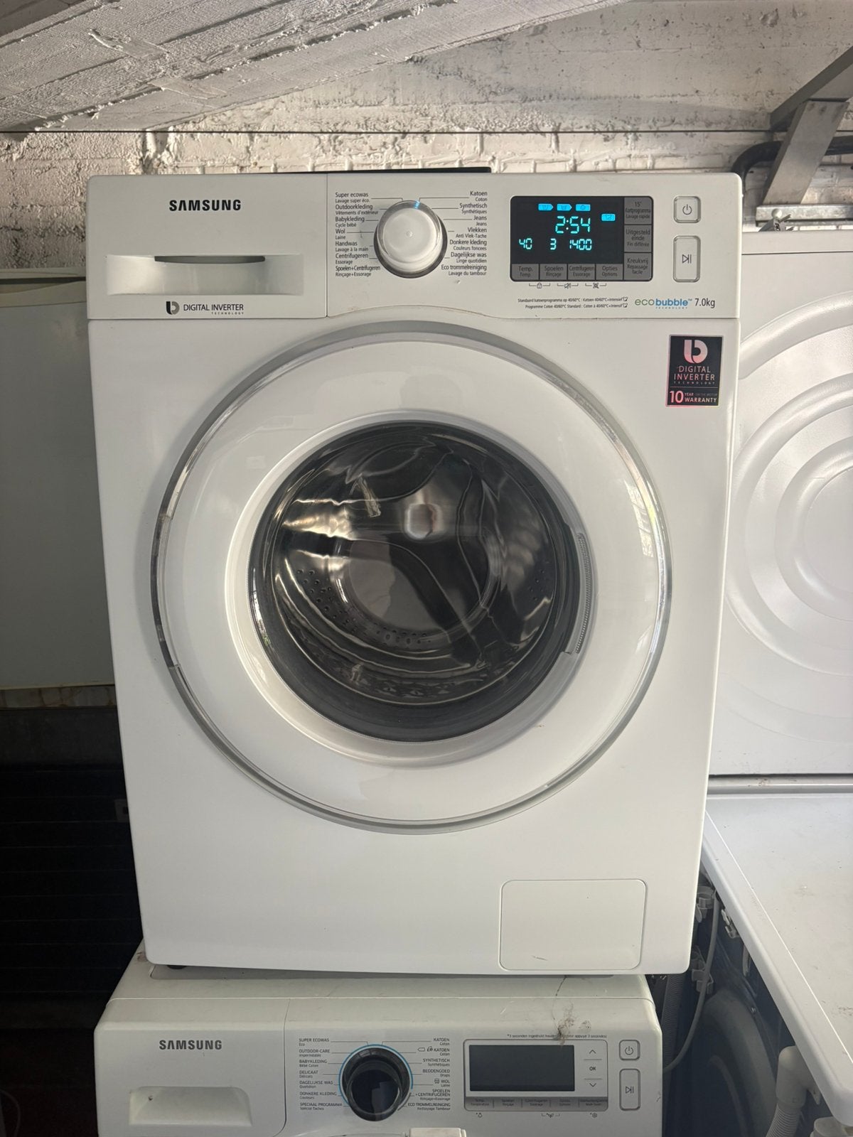 Machine a laver 7kg samsung eco bubble a vendre, Enlèvement ou Envoi, Utilisé