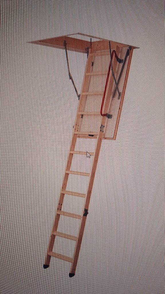 Escalier escamotable 120x60, Bricolage & Construction, Enlèvement, Utilisé
