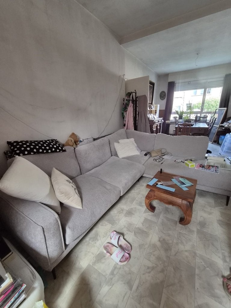 GRATIS - Grote hoekzetel / sofa - zelf afhalen, Banc d'angle, Quatre personnes ou plus, Enlèvement, Utilisé