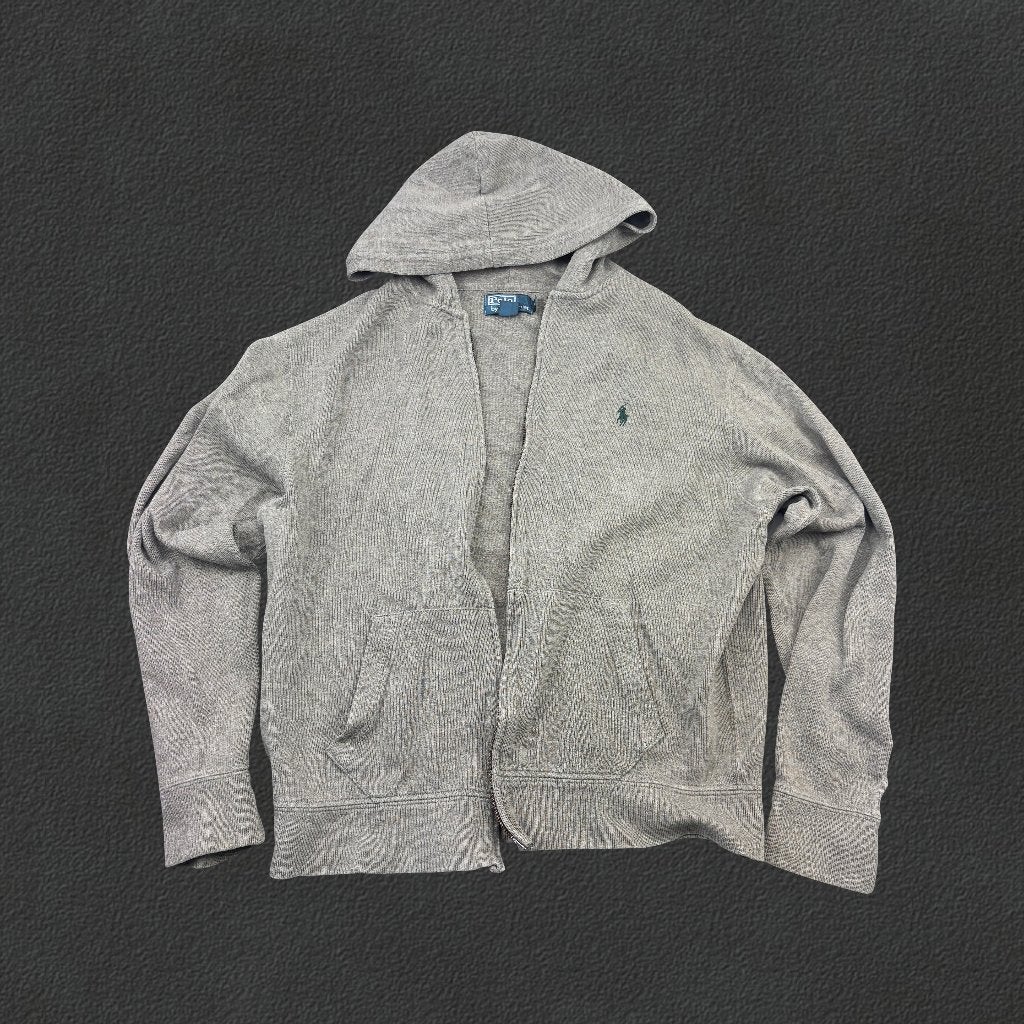 (1032) Grijs Ralph Lauren Zip Vest - Heren L - Goed, Vêtements | Hommes, Pulls & Vestes, Gris, Enlèvement ou Envoi, Ralph Lauren