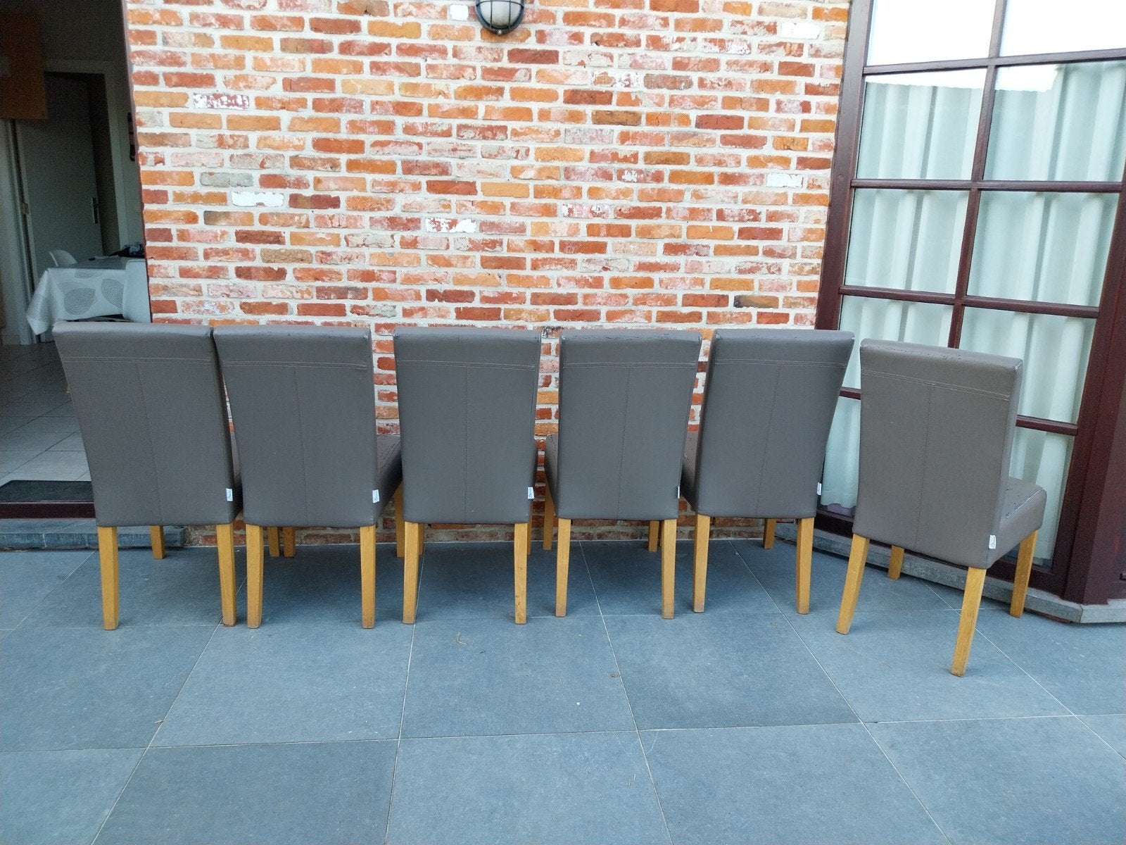 gestoffeerde eetkamerstoelen, Huis en Inrichting, Stoelen, Ophalen