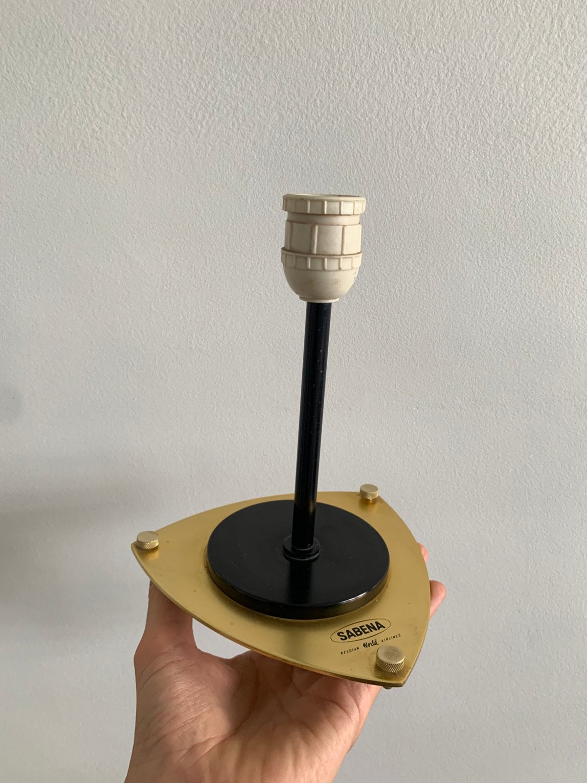 Sabena vintage 1965 lampvoet, Verzamelen, Sabenasouvenirs, Ophalen of Verzenden, Zo goed als nieuw