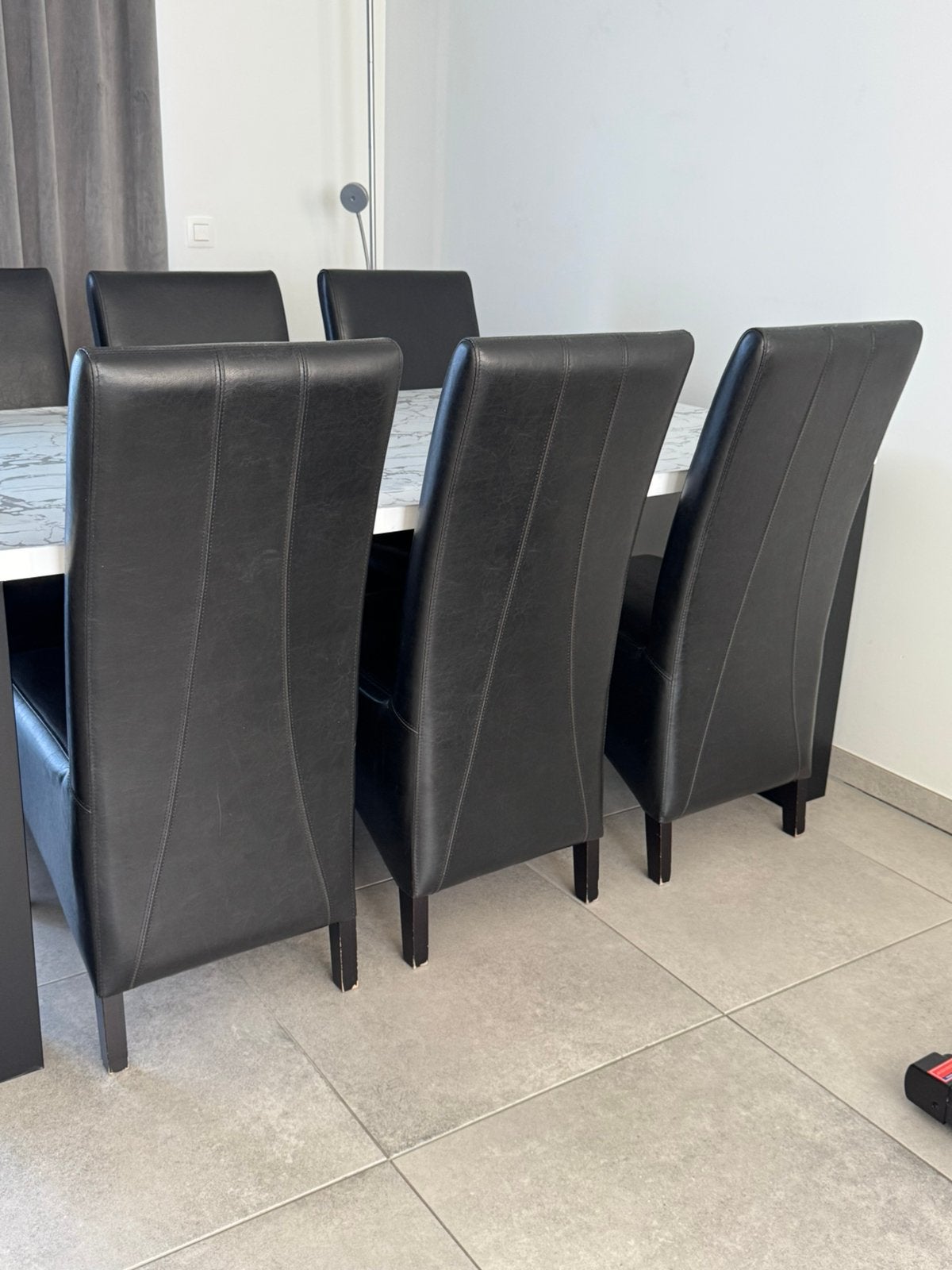 6 eetstoelen te koop, Maison & Meubles, Enlèvement, Utilisé