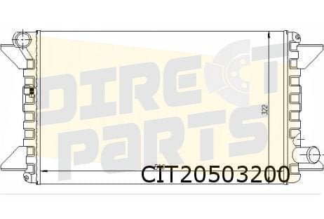 Citroën C15 (-6/88) / Visa (-7/87) (1.0/1.1/1.4) radiateur O, -, Nieuw, Ophalen of Verzenden, -