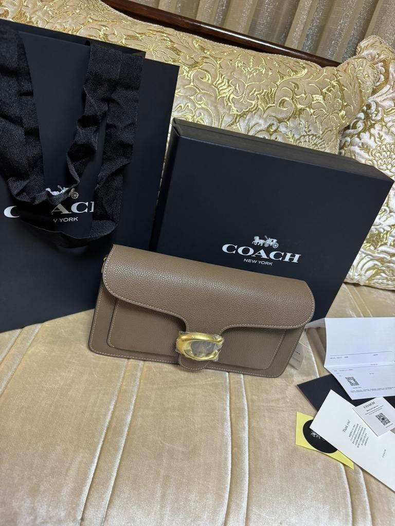Sac coach marron, Enlèvement ou Envoi, Comme neuf, Noir