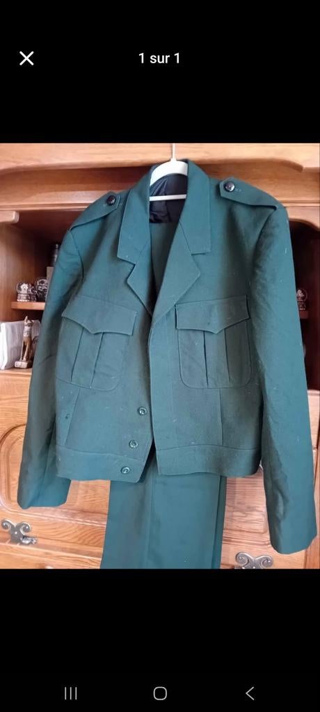 Service dress force médical  armee belge taille 50, Enlèvement