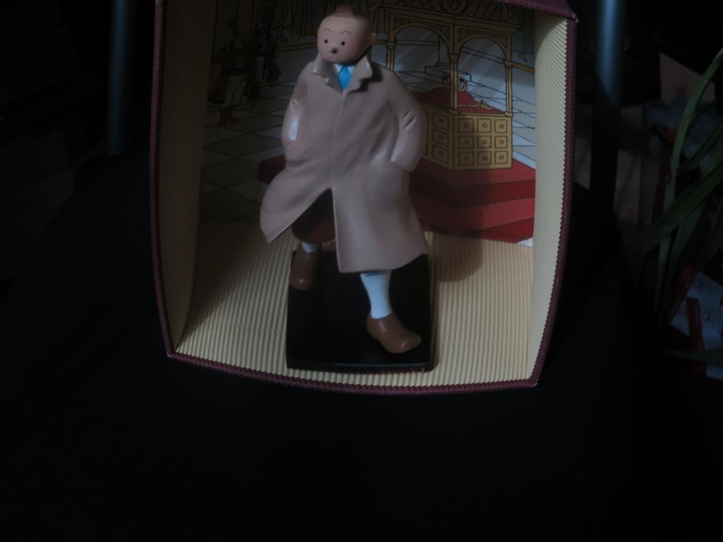 Figuur van Kuifje Leblon-Delienne: Scepter van Ottokar., Verzamelen, Ophalen of Verzenden, Zo goed als nieuw, Mens