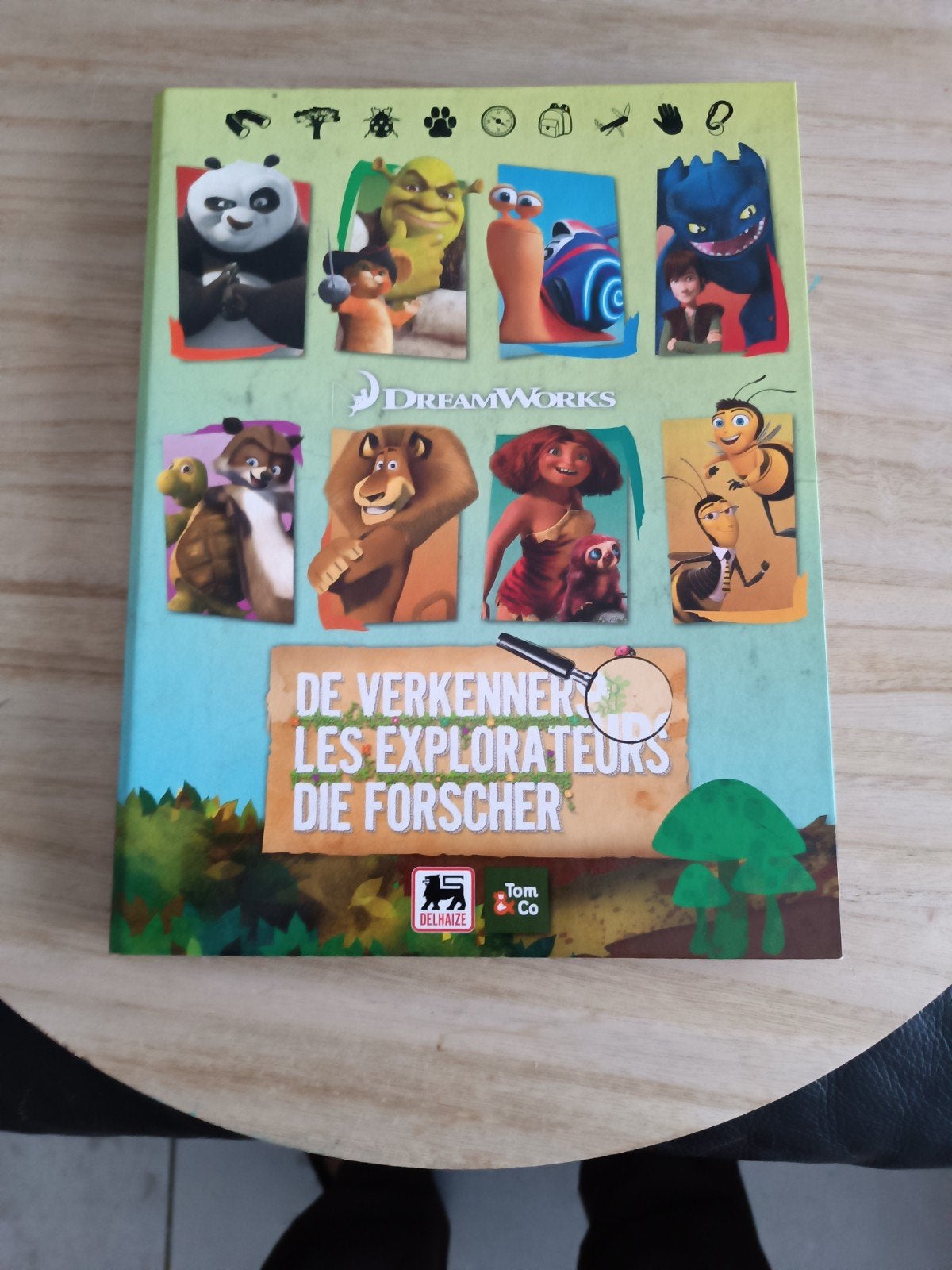 Verzamel Album Delhaize de verkenners compleet, Ophalen of Verzenden