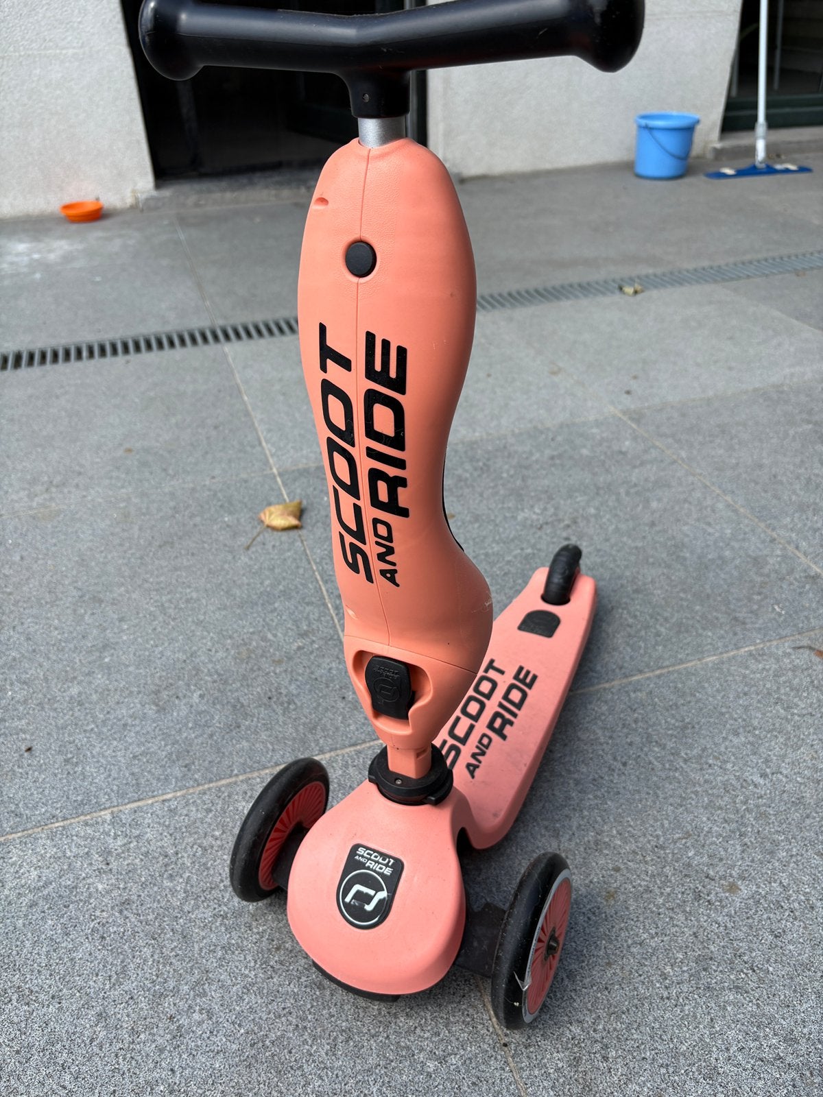 scoot & ride step/loopfiets, Fietsen en Brommers, Steps, Ophalen, Zo goed als nieuw