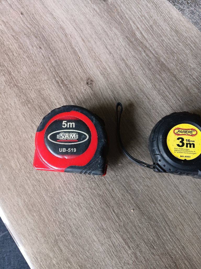 2 METRES RUBAN 3M ET 5M, Enlèvement