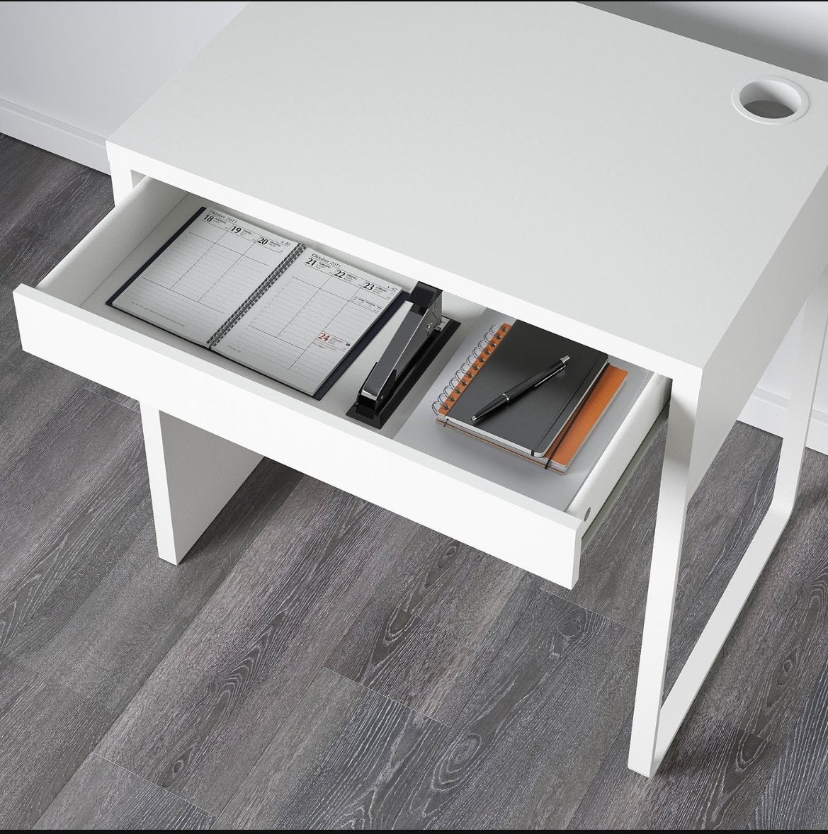 Micke IKEA bureau, Ophalen of Verzenden, IKEA, Wit