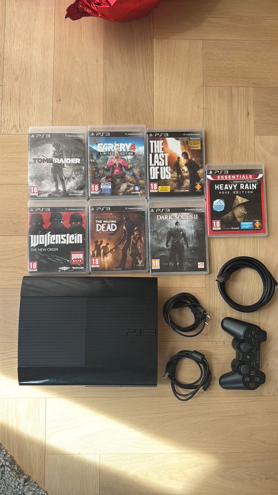 PS3 super slim + 1manette + 7jeux, Games en Spelcomputers, Spelcomputers | Sony PlayStation 3, Ophalen, Super Slim, 500 GB, Met 1 controller