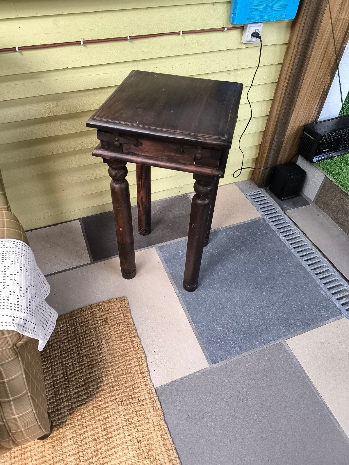 Antiek plantentafel, Enlèvement