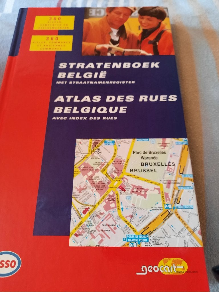 De straten boek Belgie, Boeken, Atlassen en Landkaarten, Ophalen of Verzenden
