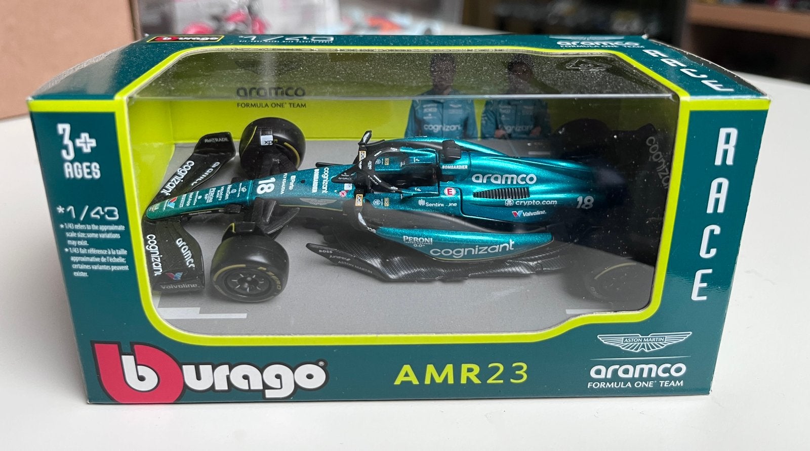 1/43 F1 Aston Martin AMR23, Enlèvement, Comme neuf, Voiture