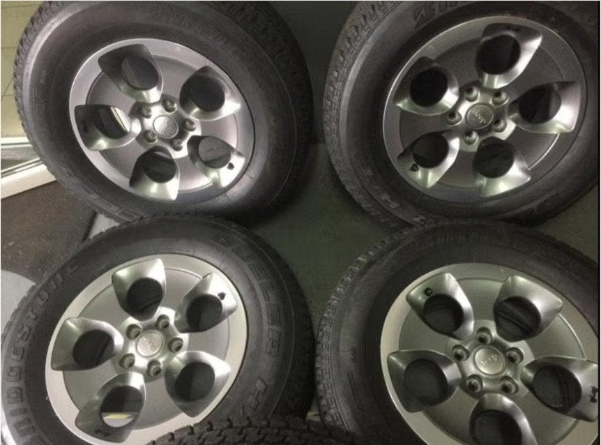 4 2020 Jeep Wrangler Sahara-velgen (5x127), Ophalen, Jeep