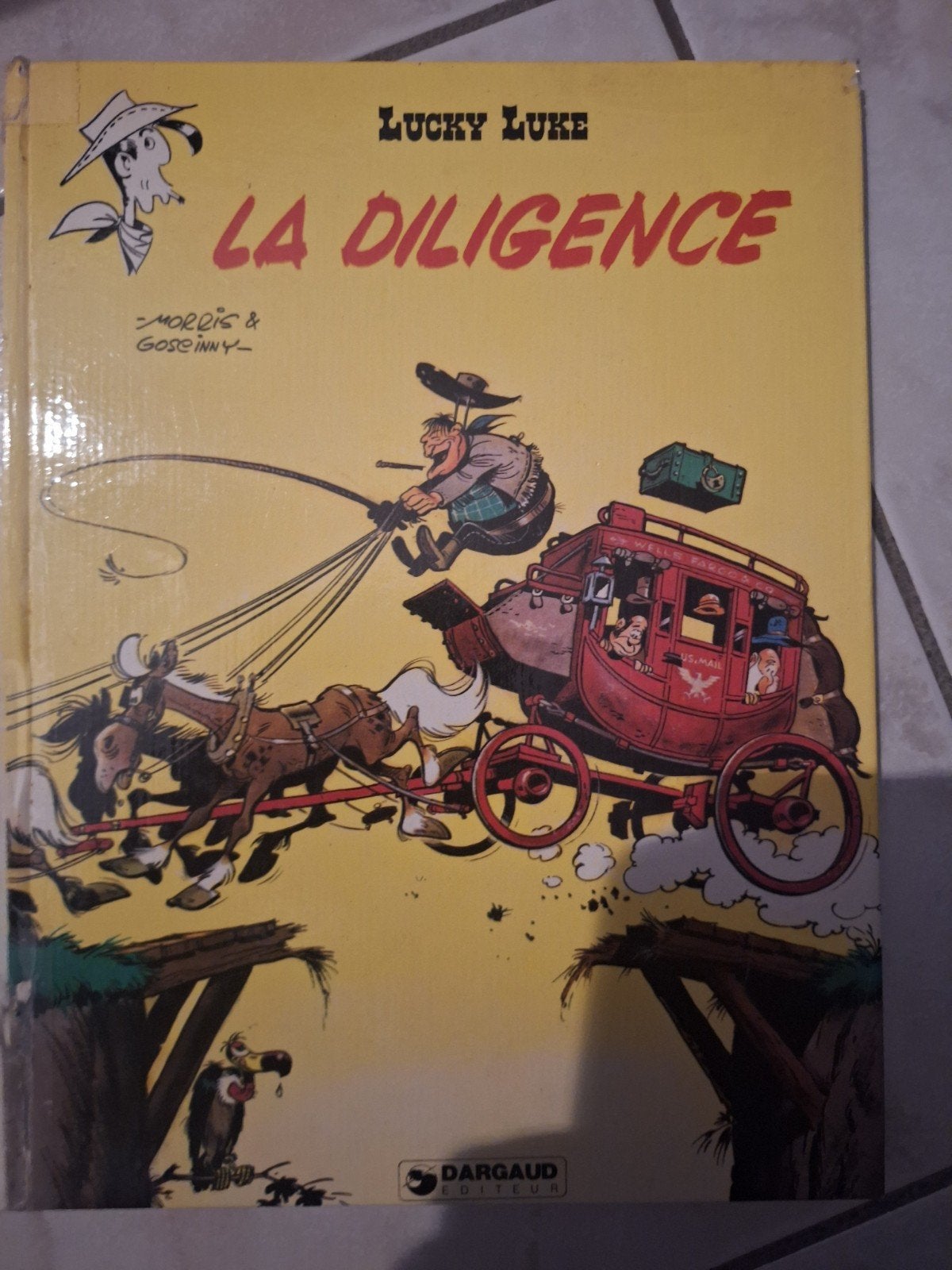 Lucky Luke La Diligence, Une BD, Enlèvement, Utilisé