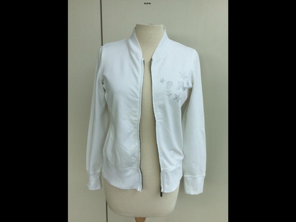 Witte gilet Pépé Jeans maat M, Wit, Ophalen of Verzenden, Gedragen, Maat 38/40 (M)