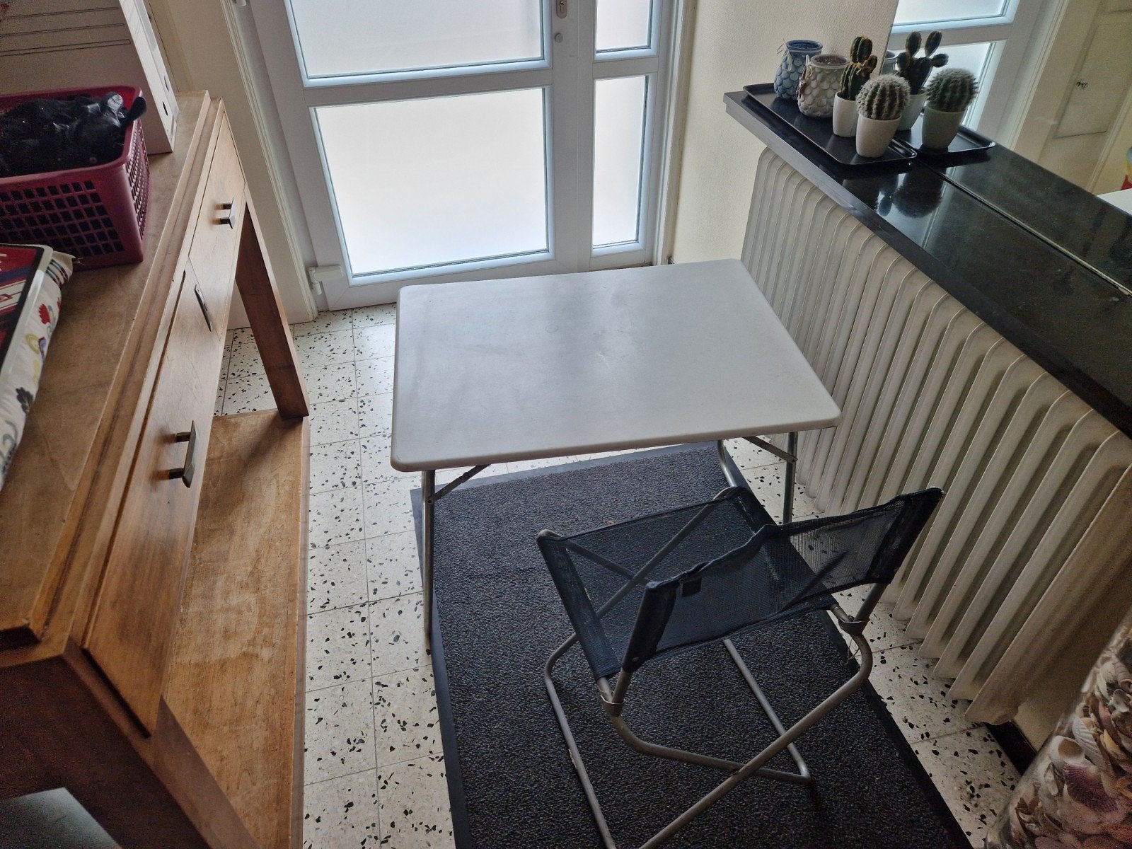 Table et chaise de camping, Enlèvement