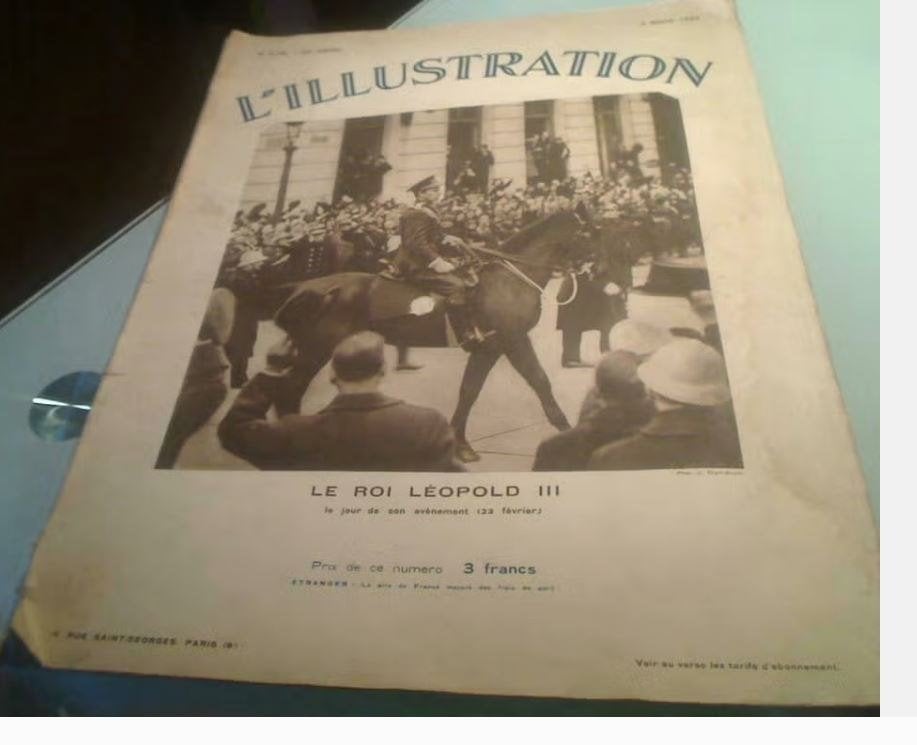"L'illustration" du 03 mars 1934., Ophalen of Verzenden, 1920 tot 1940, Tijdschrift