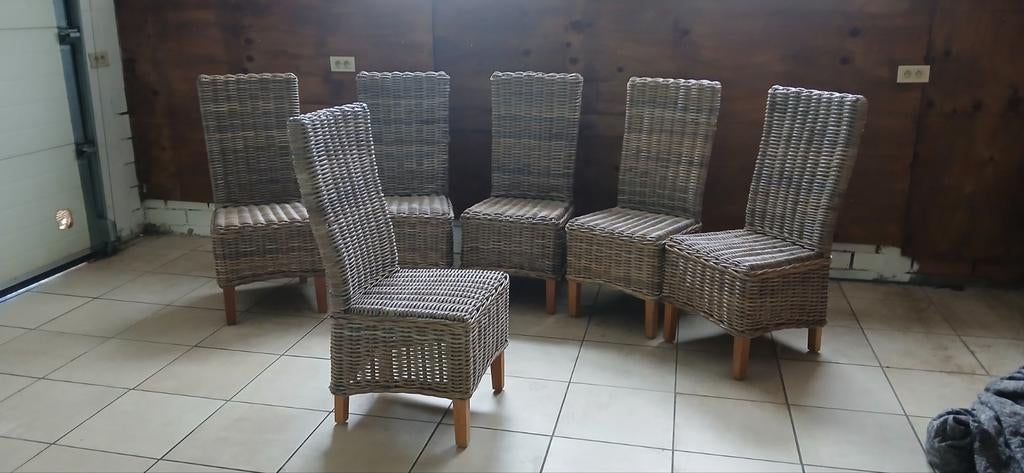 Rieten stoelen van top kwaliteit als nieuw.., Ophalen