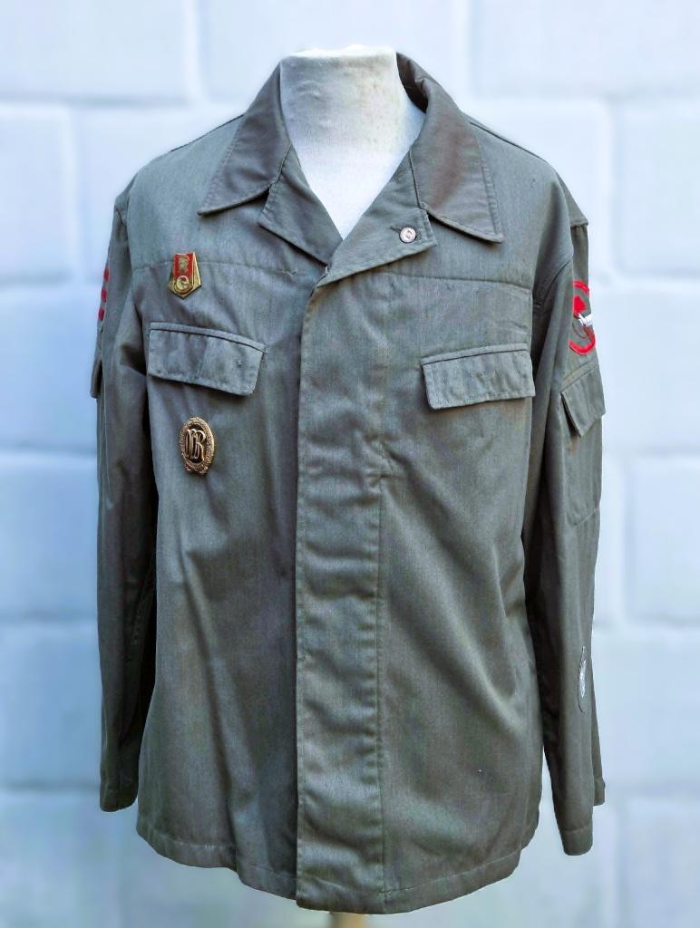Oost-Duits Kampfgruppen hemd/vest., Collections, Objets militaires | Général, Enlèvement ou Envoi