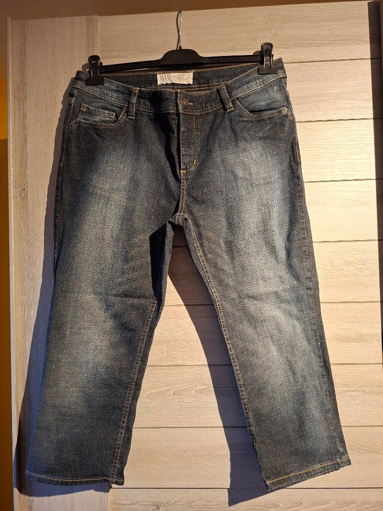 7/8ste jeansbroek maat 46, Blauw, Overige jeansmaten, Ophalen of Verzenden, Zo goed als nieuw
