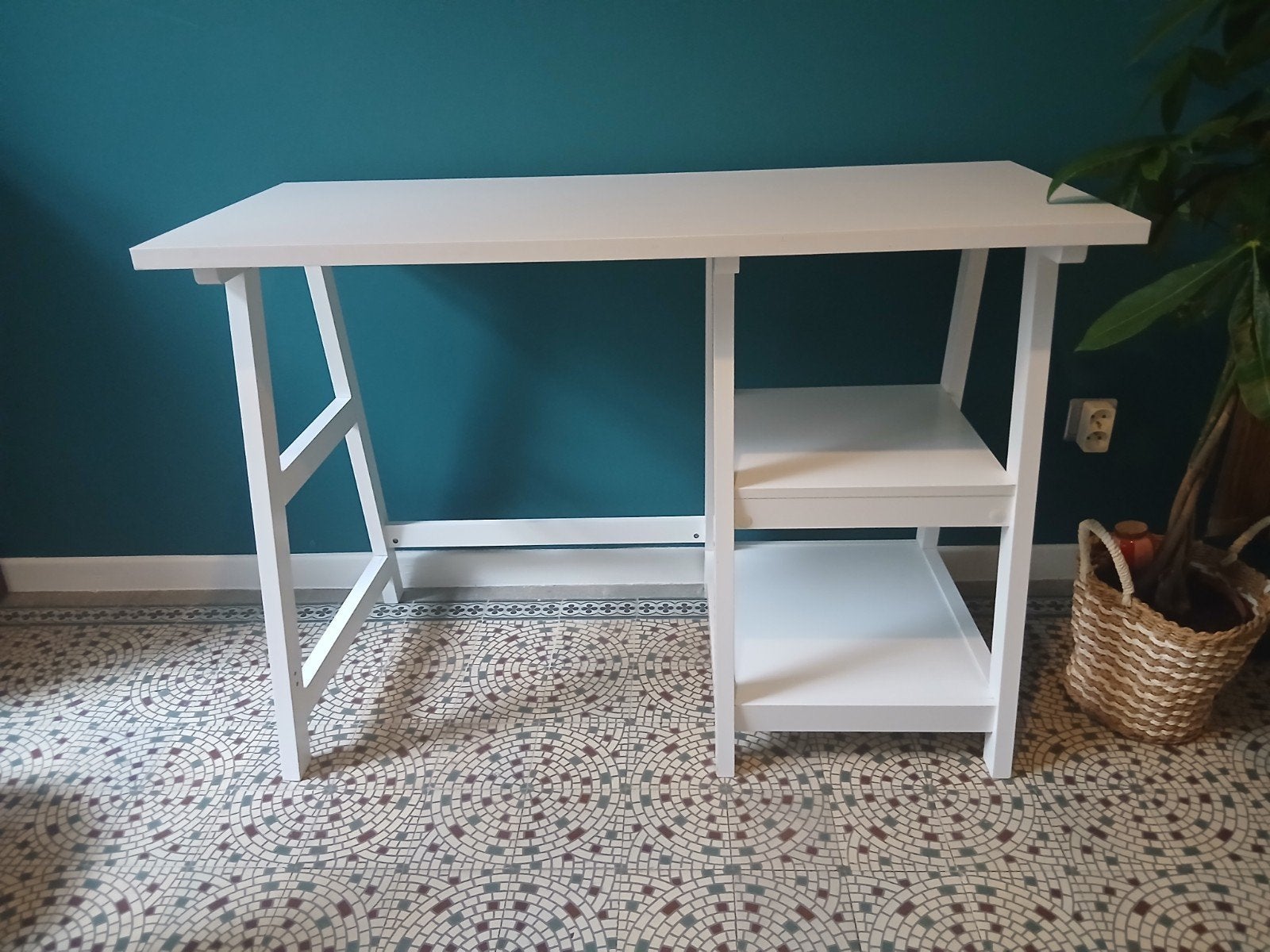 Bureau - Bureau informatique - 112x50 cm SoB, Bureau d'ordinateur, Démontable, 50 cm, Comme neuf