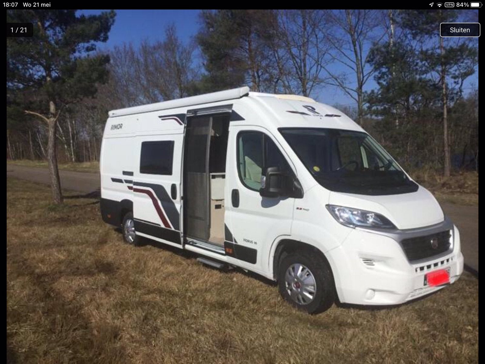 Fiat ducato , Rimor Horus 95, Fiat, Koelkast, Tot en met 2, 6 tot 7 meter