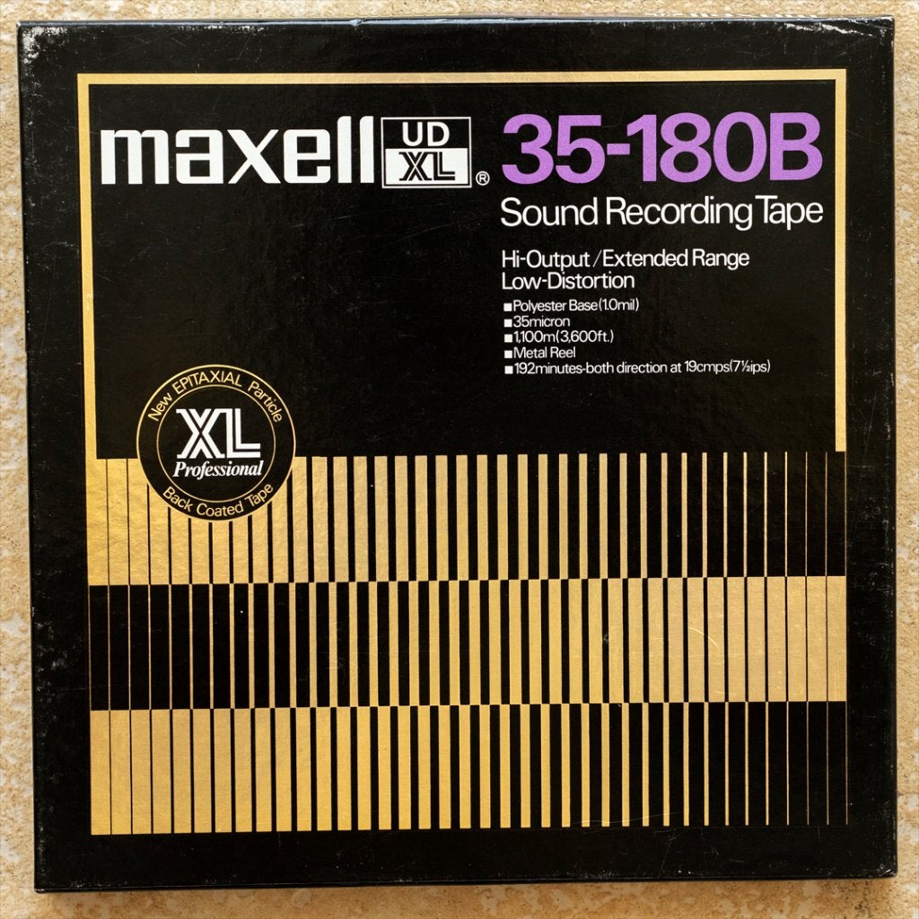 Bobine métallique Maxell UD-XL 35-180B 10,5 pouces - 26 cm, TV, Hi-fi & Vidéo, Enregistreurs audio, Enlèvement ou Envoi