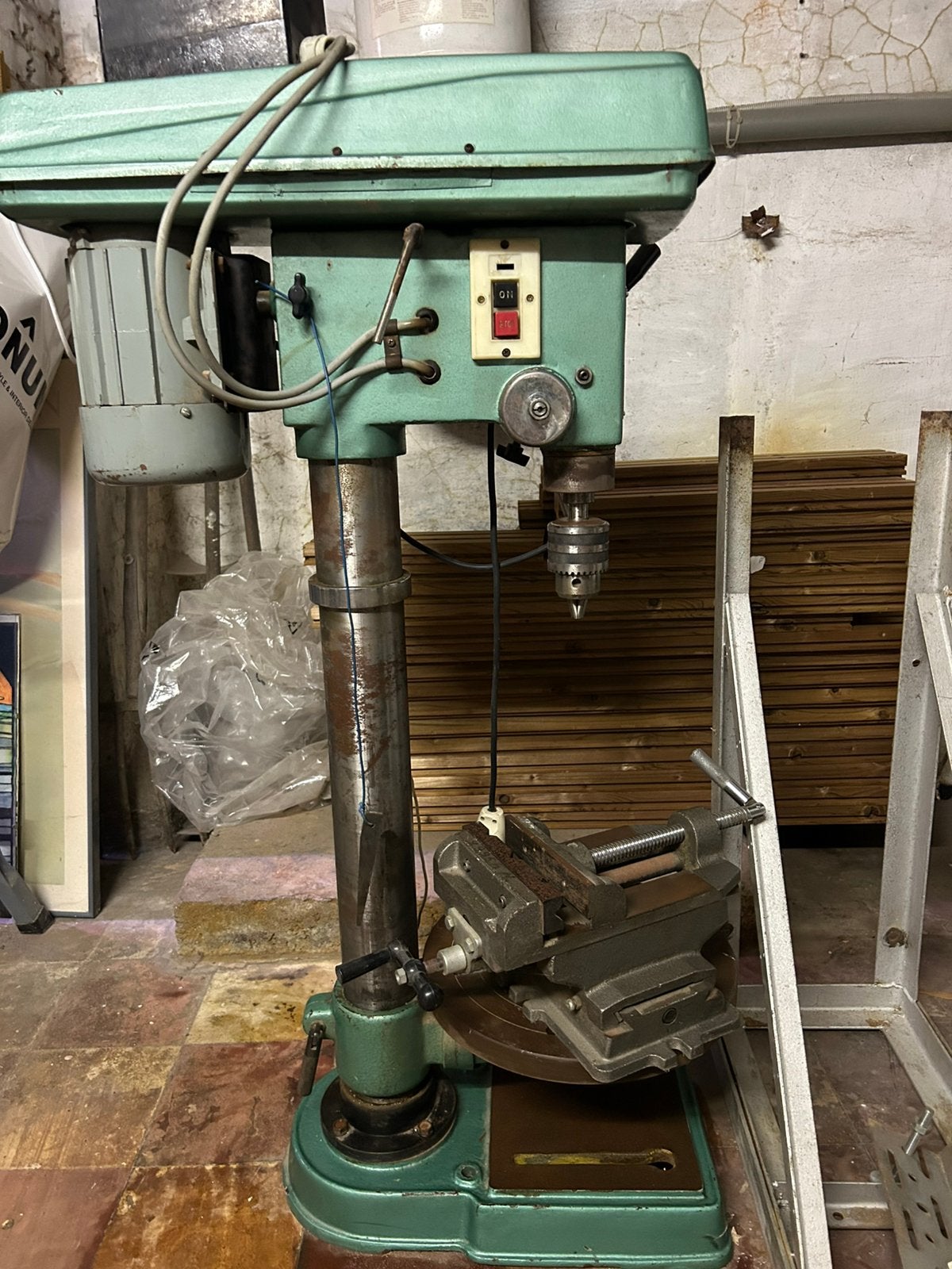 Kolomboormachine, Doe-het-zelf en Bouw, Ophalen, Gebruikt, Kolomboormachine