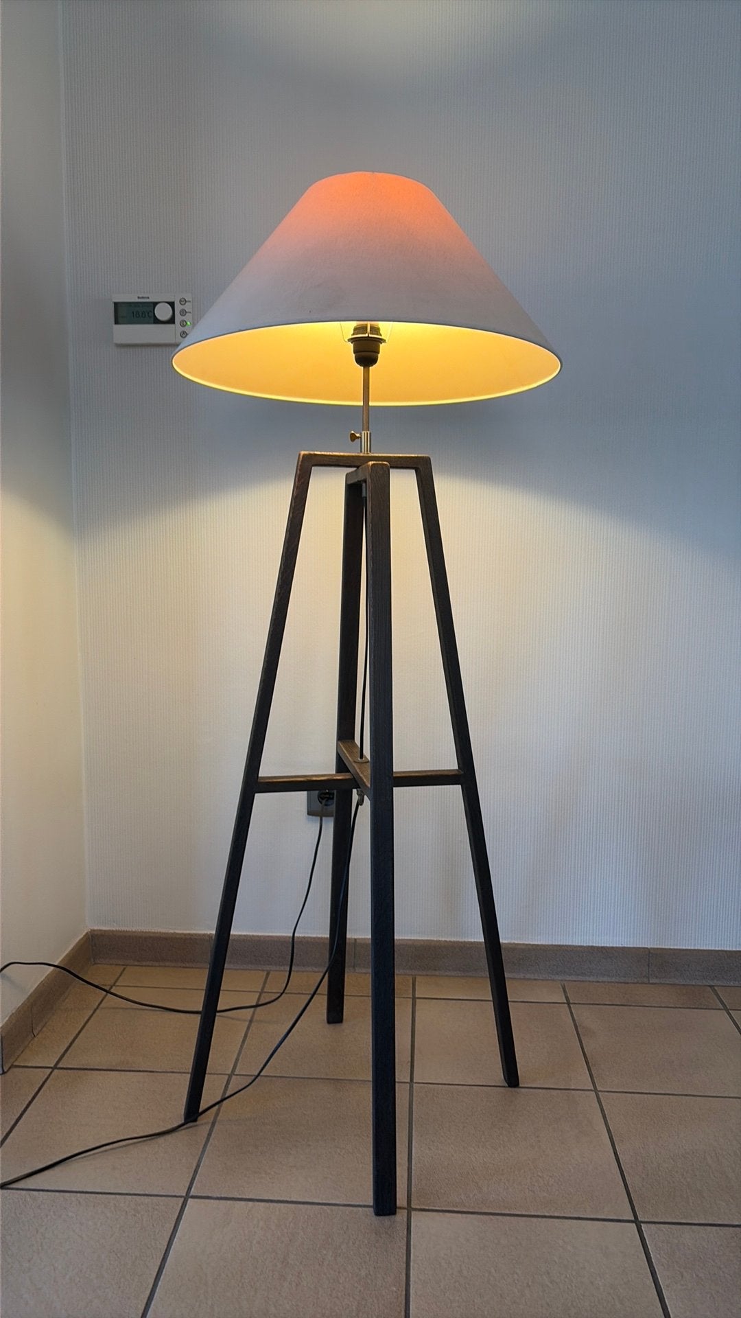 Vloerlamp, Huis en Inrichting, Ophalen, Gebruikt, 100 tot 150 cm, Overige fittingen