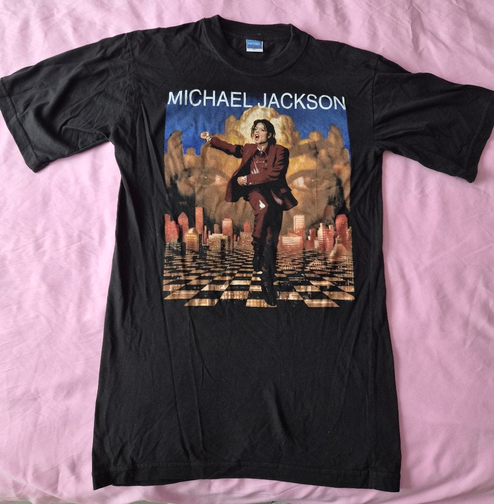 Michael Jackson, Origineel History T-shirt 1997., Cd's en Dvd's, Ophalen of Verzenden, Zo goed als nieuw, Pop