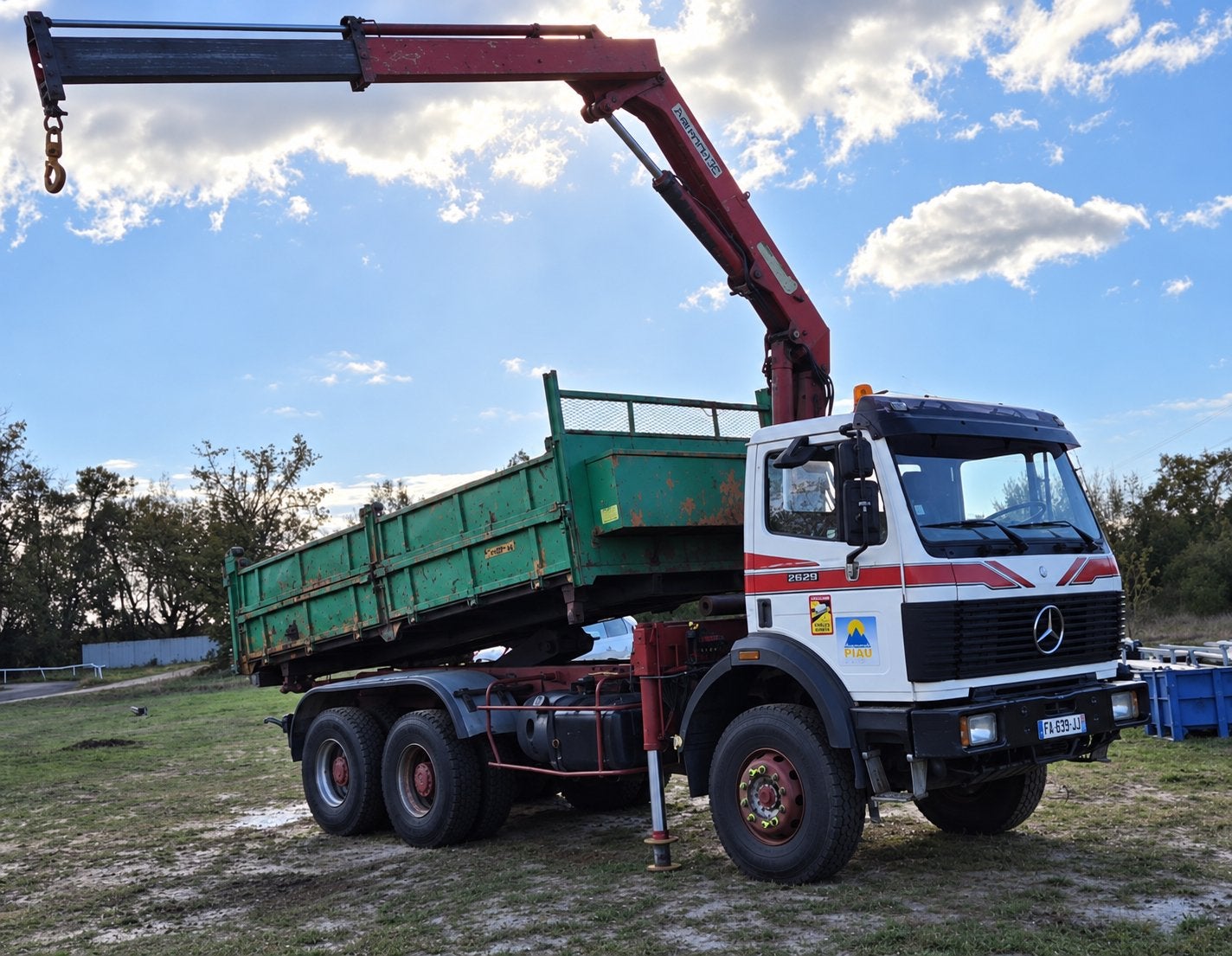 Camion 6x4, Enlèvement
