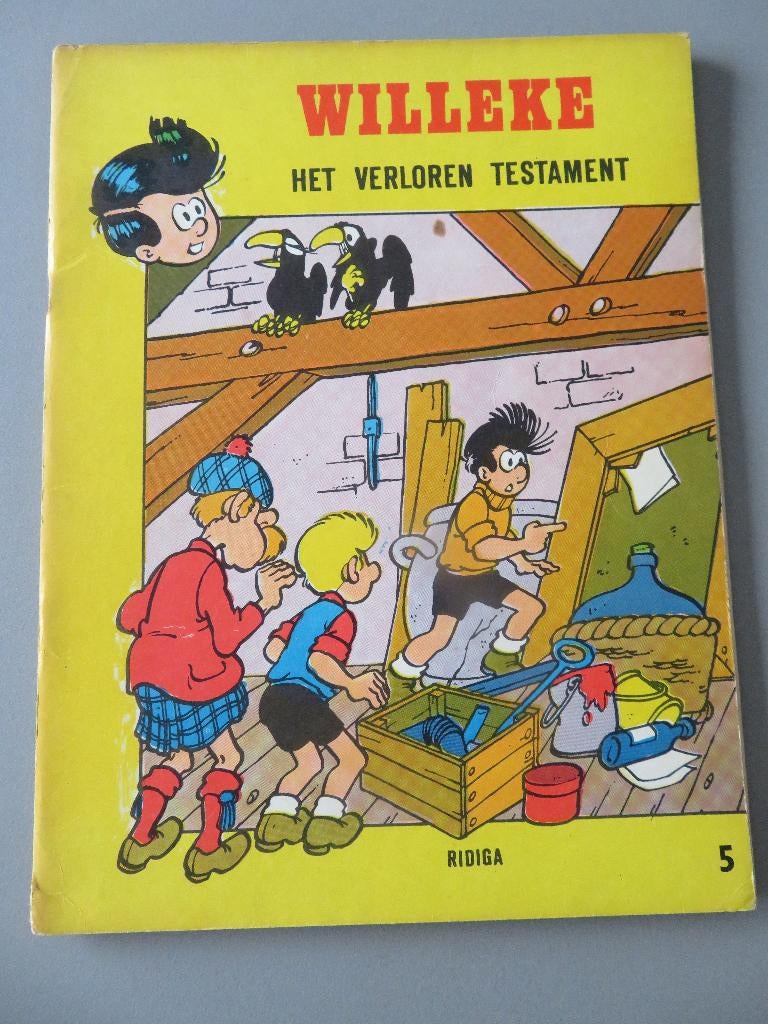 Stripboek avonturen Willeke Het verloren testament 1e druk, Boeken, Stripverhalen, Eén stripboek, Ophalen of Verzenden, Zo goed als nieuw