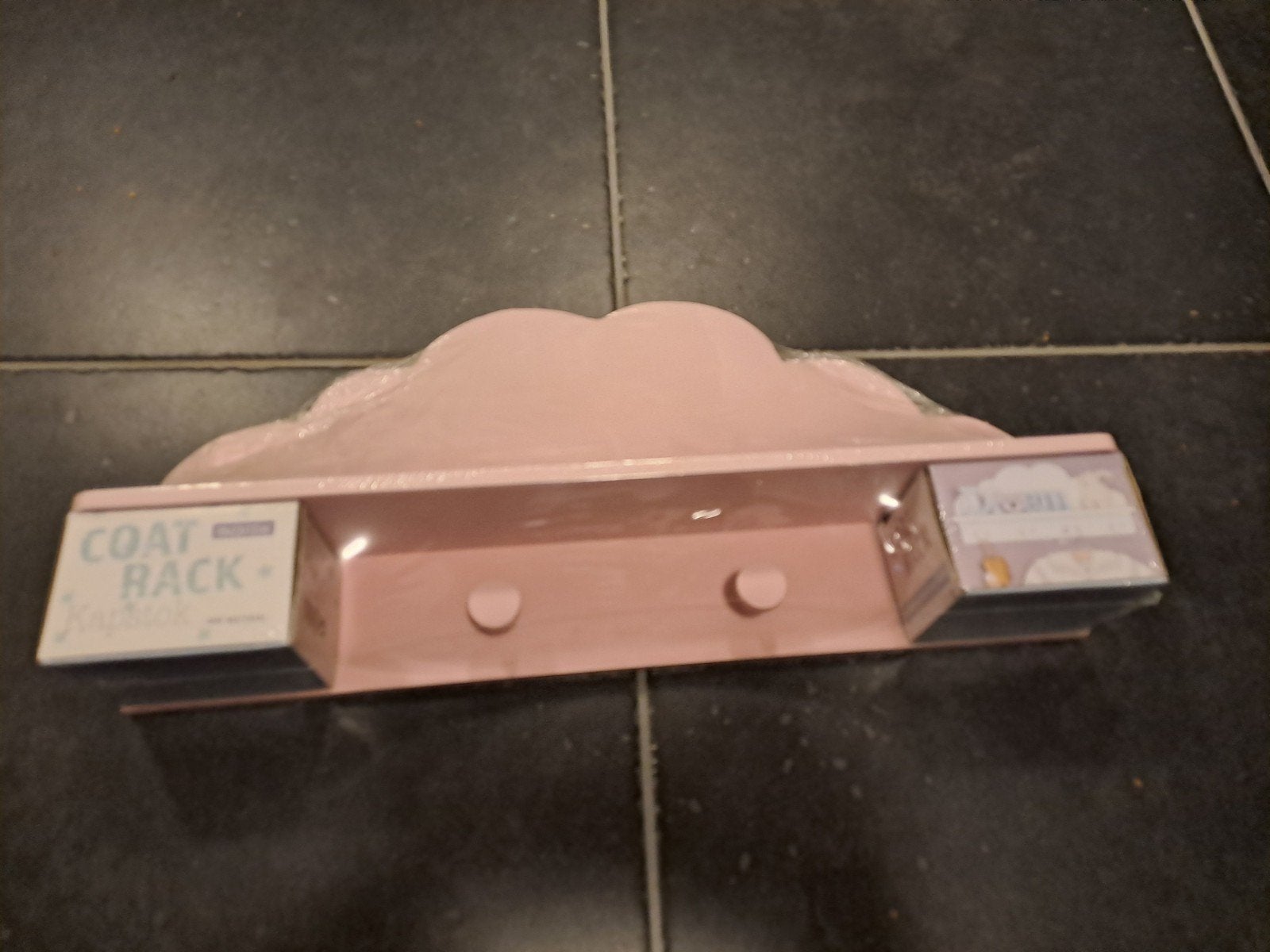 Kapstok baby of kinderen roze, Ophalen, Nieuw, Hout