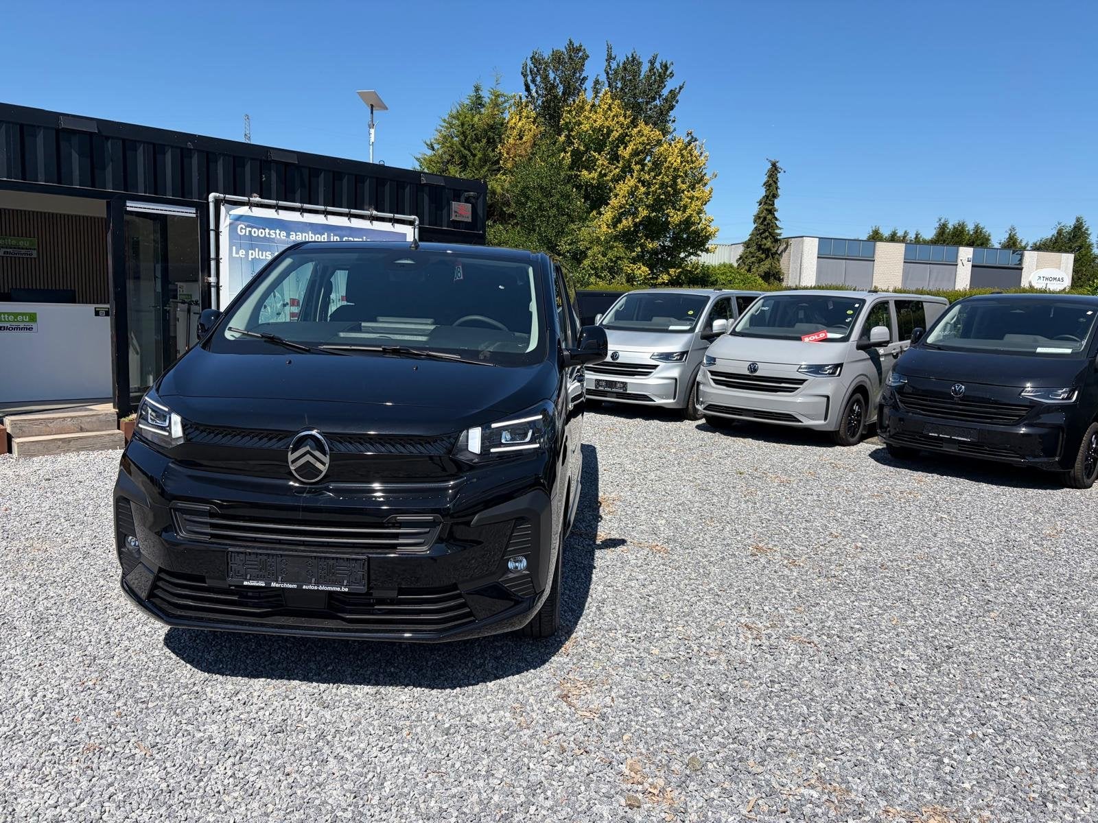 Citroën Jumpy 2.2 BlueHDi 180 S&S L3 DC NIEUW (bj 2026), Auto's, 4 cilinders, Citroën, Zwart, Parkeersensor