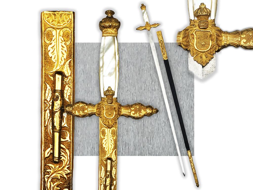 🚨 ZELDZAME General Luxury Sabel/Zwaard uit het Franse Rijk, Verzamelen, Militaria | Algemeen, Landmacht, Zwaard of Sabel, Verzenden