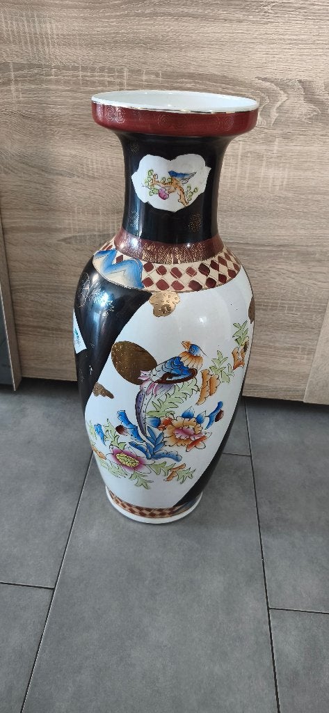 Antieke porseleine Chinese vaas van 60 cm, Enlèvement