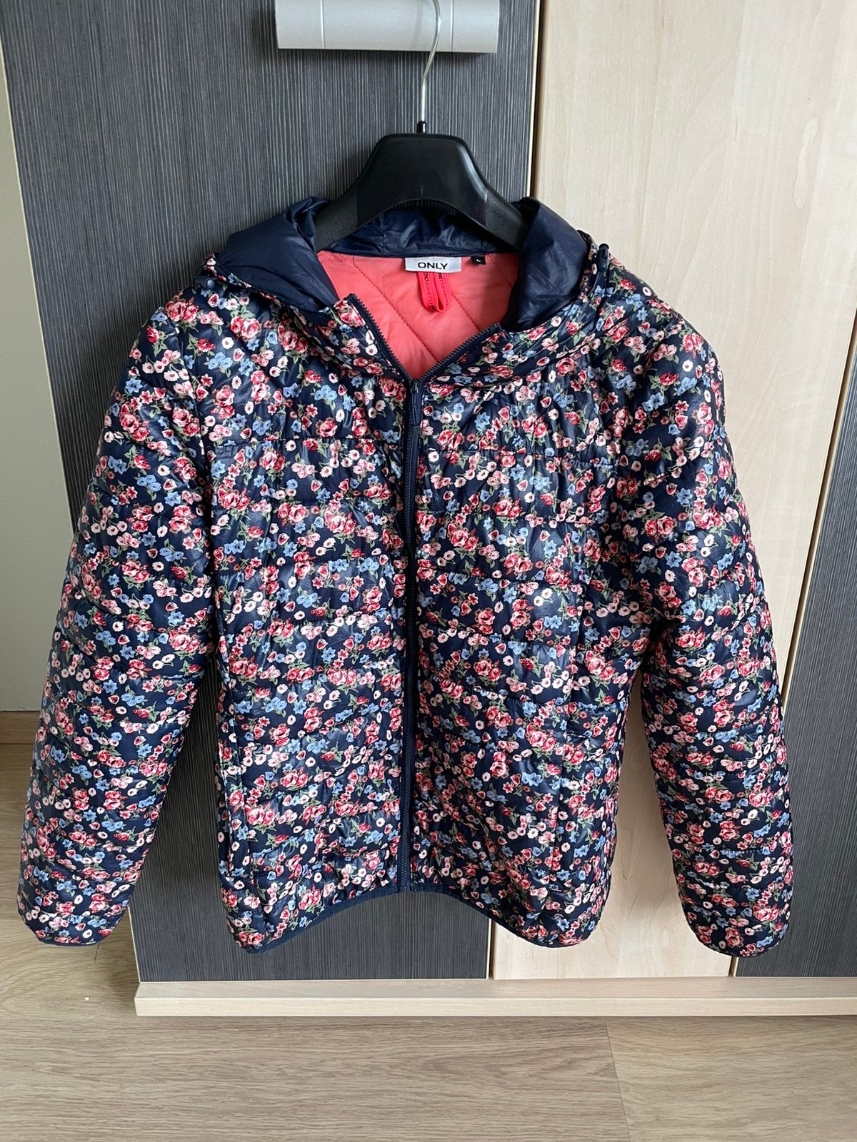 Regenjas Only Maat L, Kleding | Dames, Jassen | Zomer, Ophalen of Verzenden, Gedragen, Maat 42/44 (L), Blauw