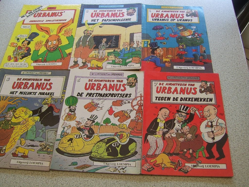 Stripverhalen van Urbanus, Plusieurs BD, Enlèvement ou Envoi, Utilisé, Urbanus en Linthout